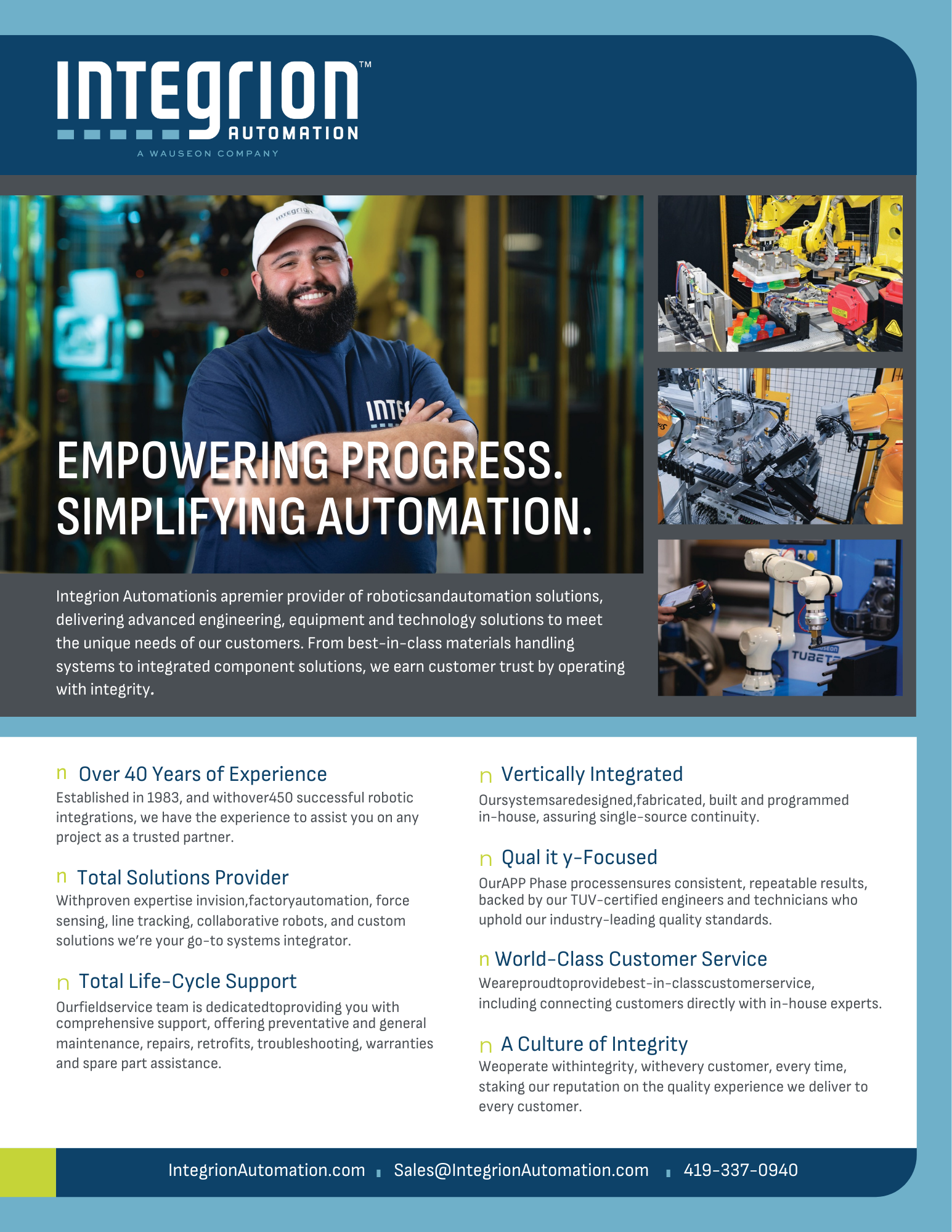 Integrion General Company Brochure